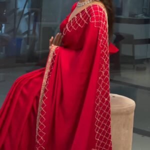 ইন্ডিয়ান জর্জেট শাড়ি