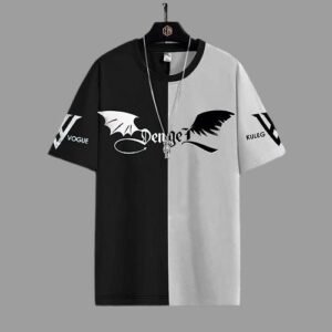 Stylish Half Sleeve T-shirt(লকেট হবে না)