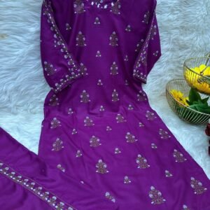 কামিজ স্টাইলের প্রিন্টের টু-পিস