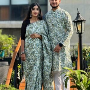 ​💖 প্রিমিয়াম কটন মিক্স ডিজিটাল প্রিন্ট কাপল সেট 💖