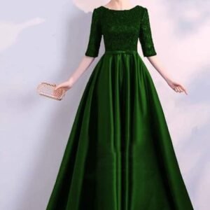 সিল্ক কাপড়ের পার্টি গাউন