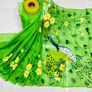 ট্রেডিশনাল হ্যান্ড প্রিন্ট কাপল সেট