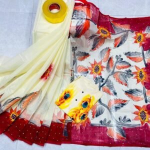 ট্রেডিশনাল হ্যান্ড প্রিন্ট কাপল সেট